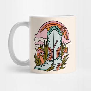 Sagittarius Cowboy Boot Mug